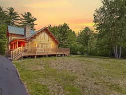 The Wildwood | Bridgton Log Cabin w/ Views - Image 4