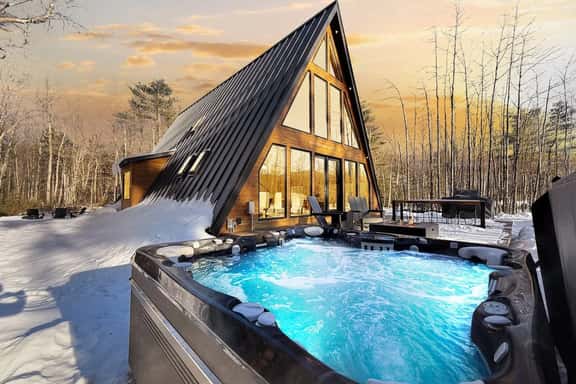 Razor Brook Chalet | Luxury A-Frame with Hot Tub - Image 1