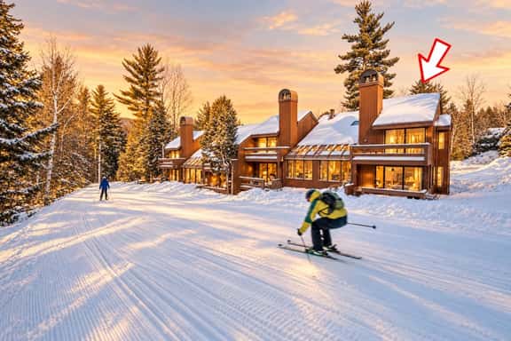 Ski-in/Ski-out Slopeside Attitash Family Home - Image 1