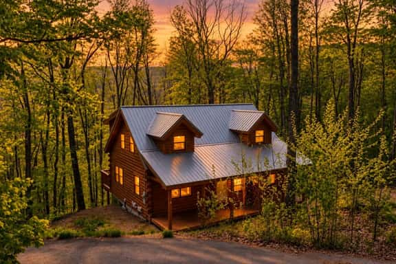 The Riverwood | Brand New Log Cabin | River Access - Image 1