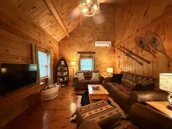 Babbling Brook | Modern Cabin with Pond Access - Image 4
