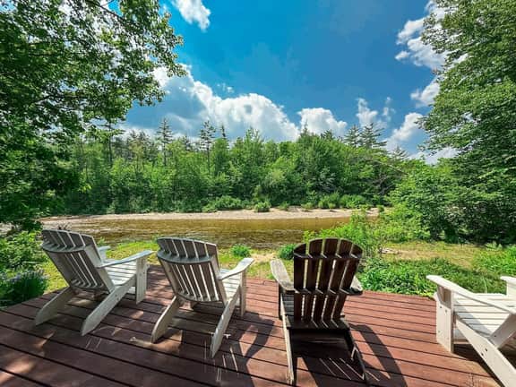 The Riverglass | Saco River Oasis, Hot Tub, Views - Image 3