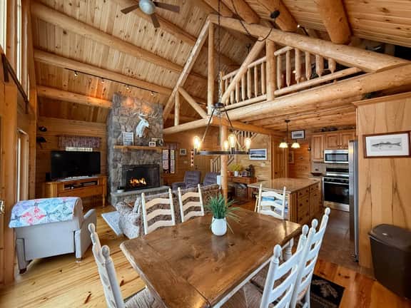The Wildwood | Bridgton Log Cabin w/ Views - Image 5