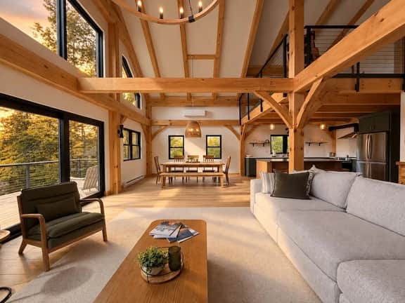 Stanton Ridge Retreat | Luxe Timber Frame | Views - Image 2